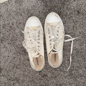 Converse Off-White Canvas Shoes